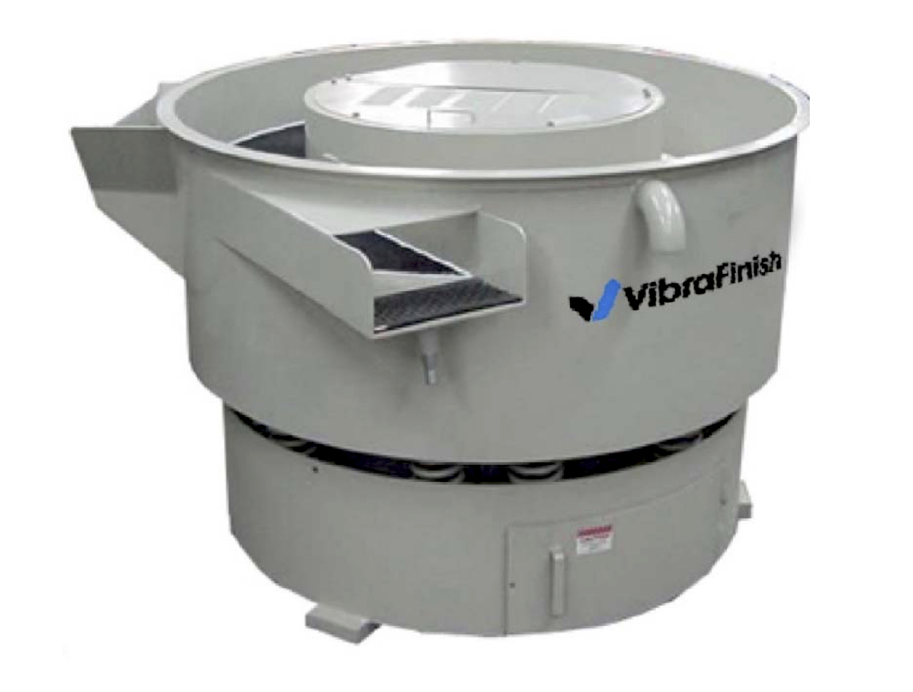 Vibratory Dryer Using Corncob Media - Pan Abrasives